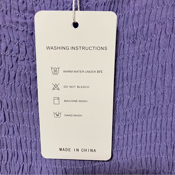 NWT Zesica Purple Boho Maxi Dress - Picture 10 of 11